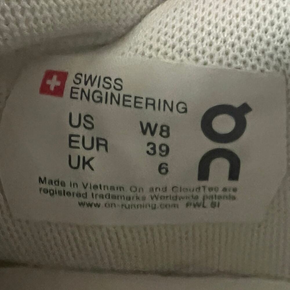 On Cloud Women's 8 The Roger Advantage Minimalist Preppy Athleisure Sneakers - Picture 12 of 12